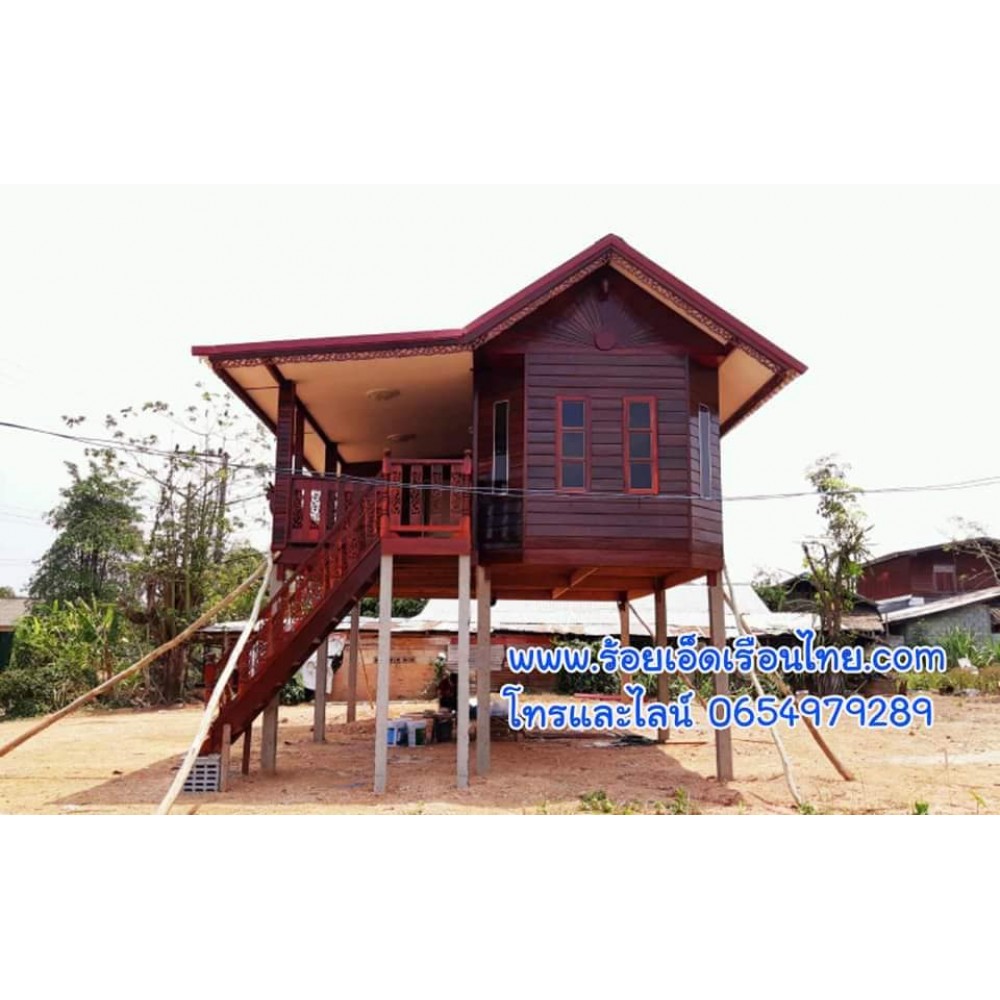 บ้านระเบียงข้างแบบที่48 ขนาด5.5×8 บ้านระเบียงข้างแบบที่48 ขนาด5.5×8